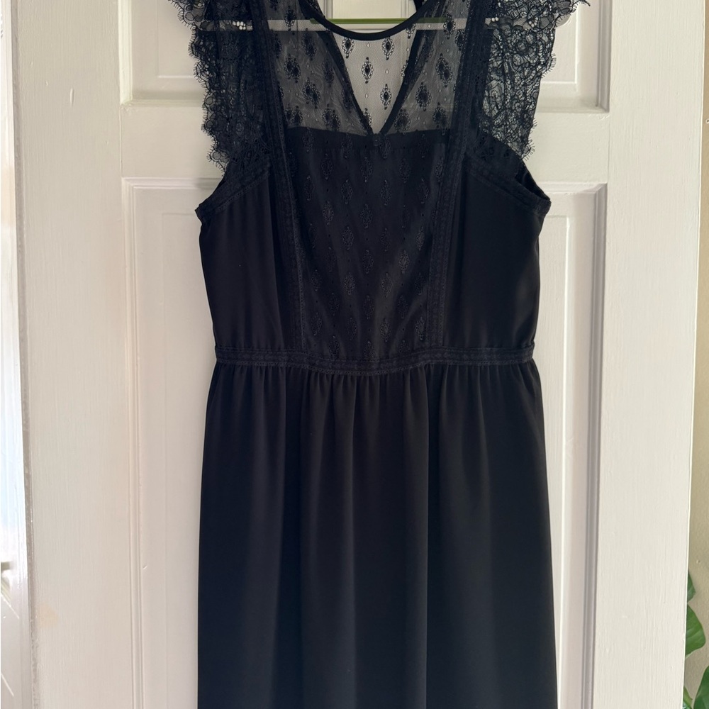 H&M Black Lace Mini Dress